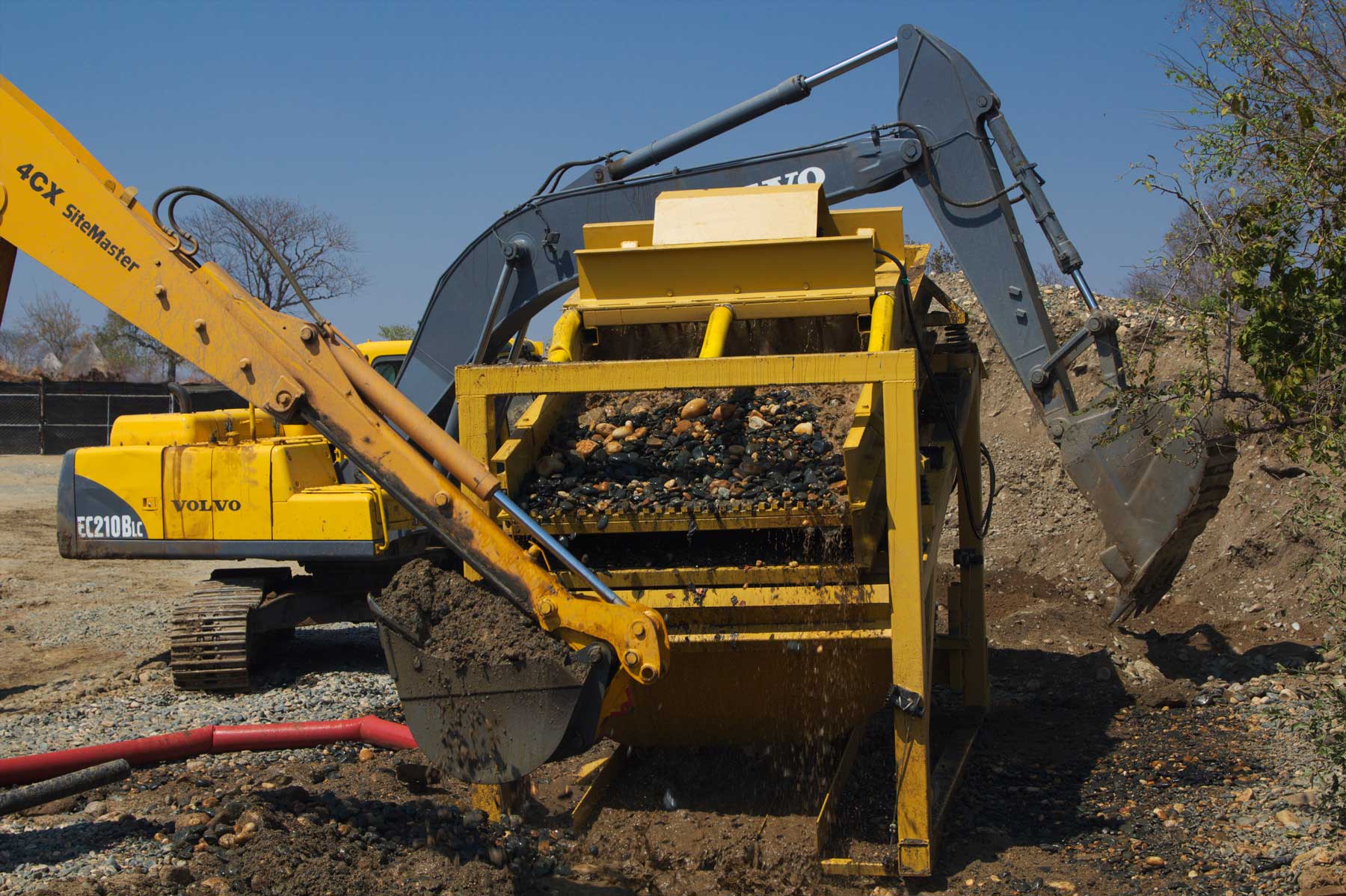 200 ton commercial gold wash plant - high volume gold trommel for sale